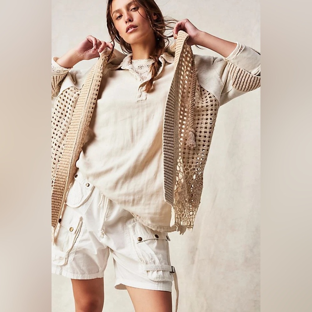 Free People We The Free Beach Club Buttondown Size XS/S